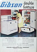 Appliances start to not look like furniture, but like streamlined machines