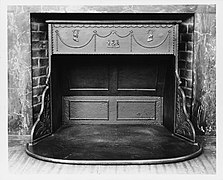 Franklin stove, the first stove that didn't smoke a lot (for heating)