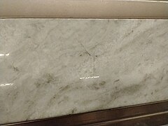 Countertops of marble