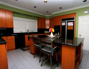 A renovated kitchen