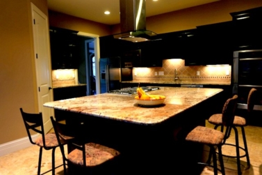 Typhoon Bordeaux granite kitchen in missouri area