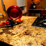 Giallo Beach granite from closeup