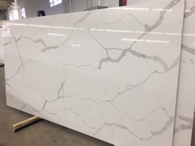 Calcatta Classique Quartz from Q-Quartz that looks like natural Calcatta marble