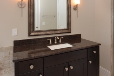 Coffee Brown granite vanity top in illinois