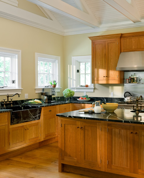 Farmhouse Style Soapstone Kitchen