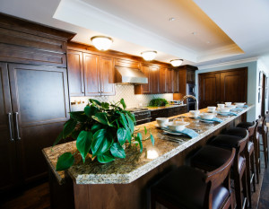 granite kitchen bar