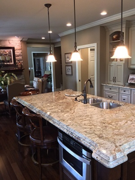 granite kitchen countertop